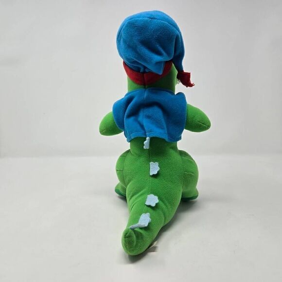 VINTAGE SLUMBER PARTY REPTAR 12" PLUSH RUGRATS DINOSAUR NICKELODEON 1996 VIACOM - Picture 4 of 6